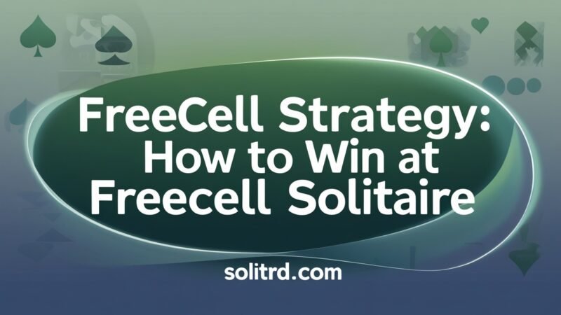 FreeCell Strategy: How to Win at FreeCell Solitaire