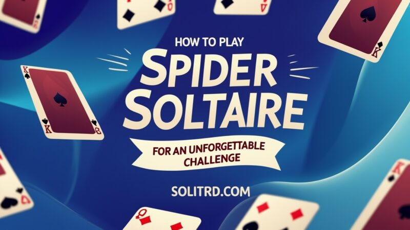 How to Play Spider Solitaire for an Unforgettable Challenge