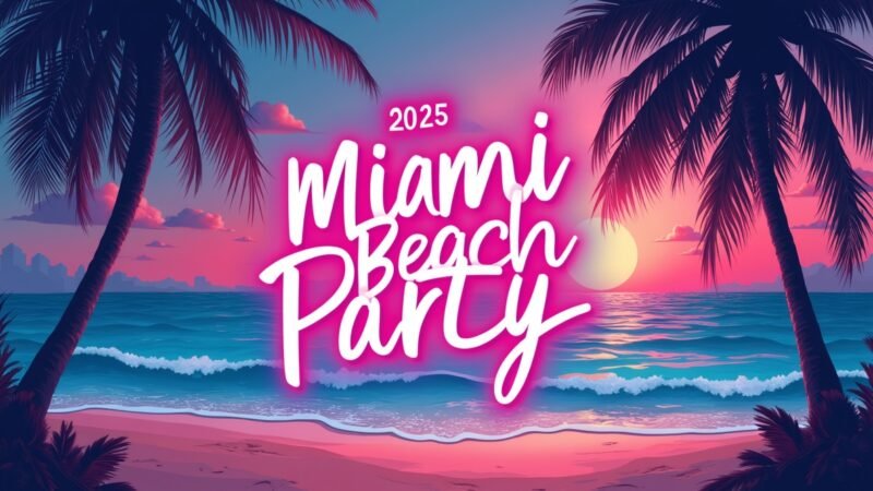 Welcome to the Ultimate Fashion Beach Party of 2025!