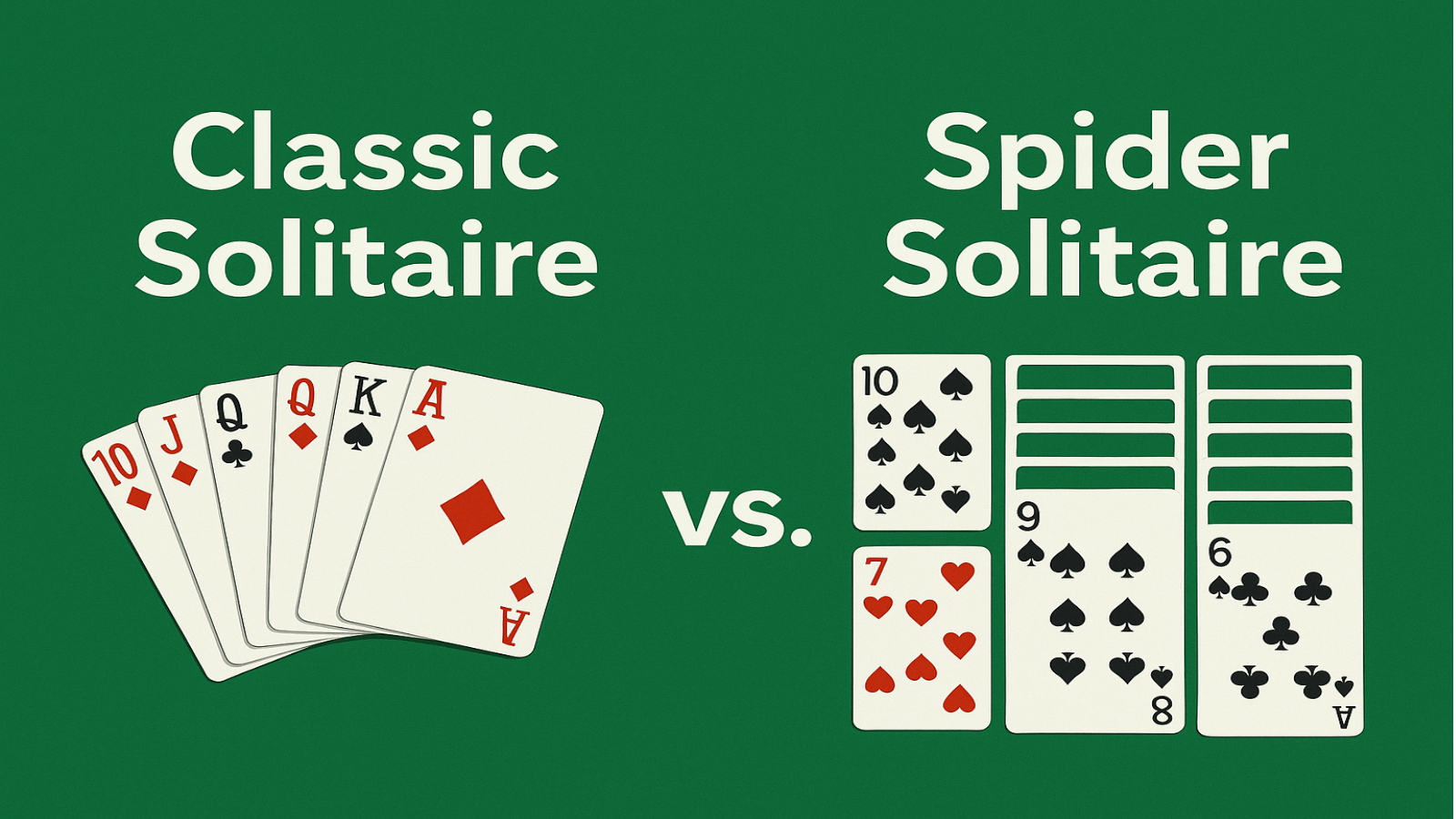 Classic Solitaire vs. Spider Solitaire: Which is Harder?