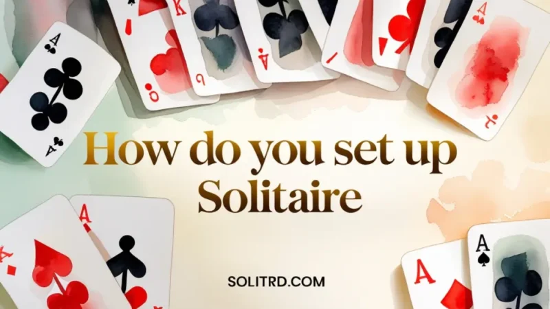 How do you set up Solitaire