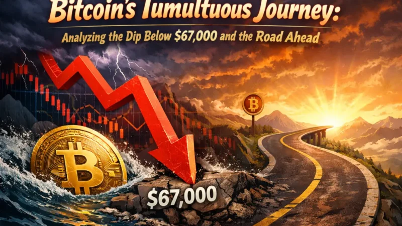 Bitcoin’s Tumultuous Journey: Analyzing the Dip Below $67,000 and the Road Ahead