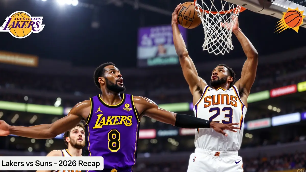 Lakers vs Suns Recap: Last-Second Game Winner in 2026