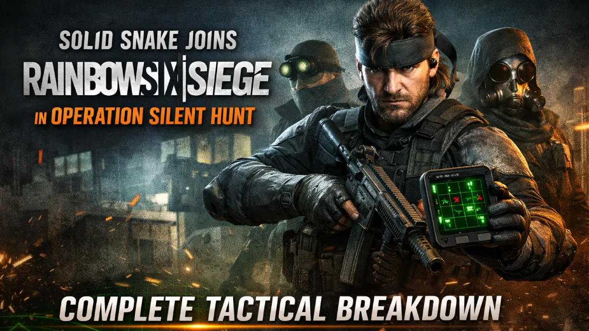 Solid Snake Joins Rainbow Six Siege in Operation Silent Hunt