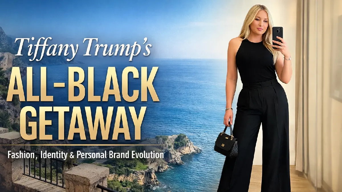 Tiffany Trump Stuns in All-Black During Scenic Getaway