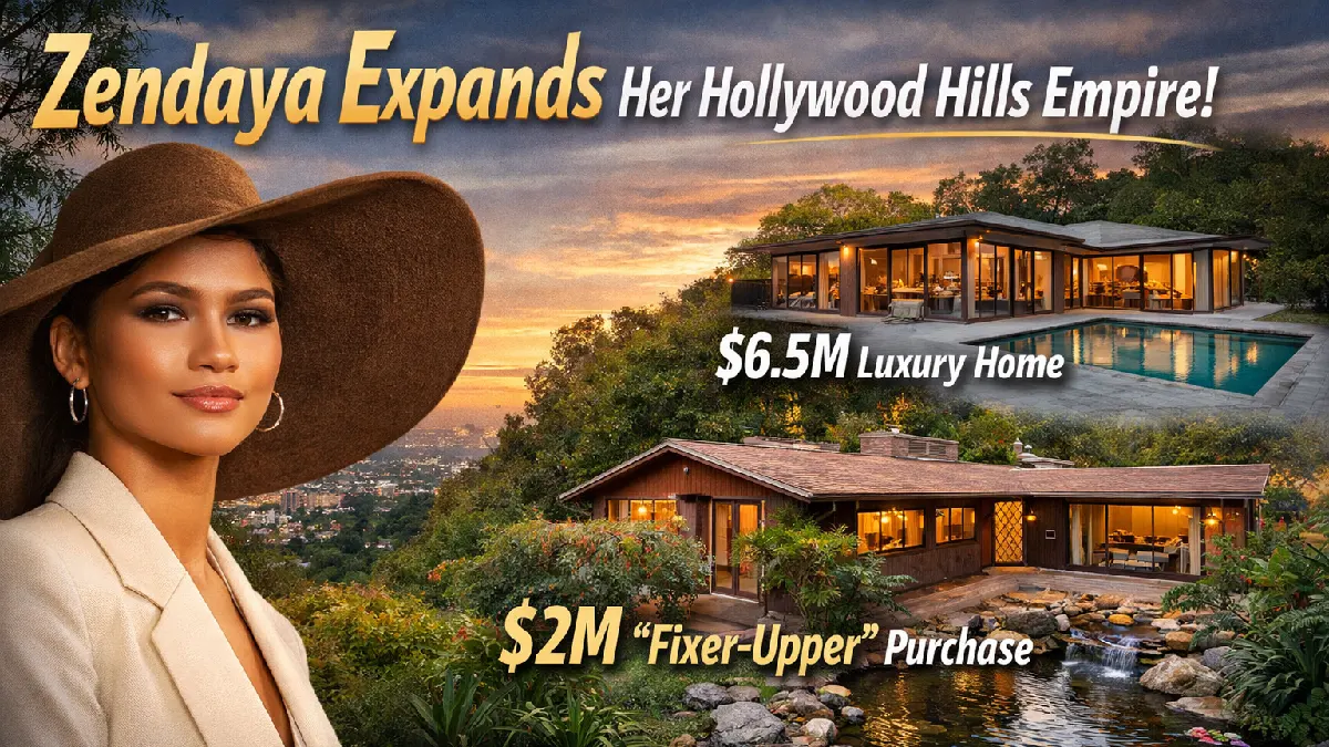 Zendaya Expands Her Hollywood Hills Empire With $2M Fixer-Upper Purchase