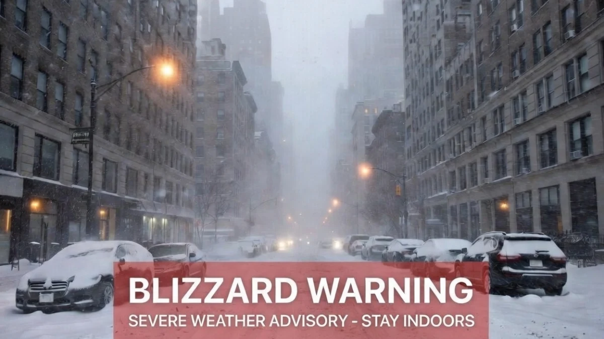 Blizzard Warning Explained – NYC Winter Forecast 2026
