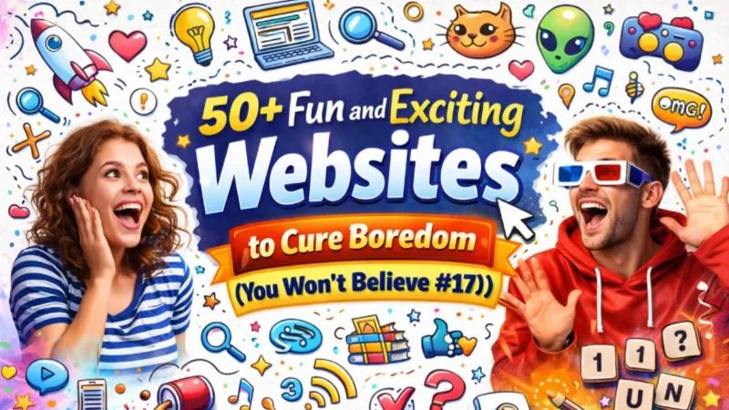 50+ Fun and Exciting Websites to Cure Boredom (You Won’t Believe #17!)