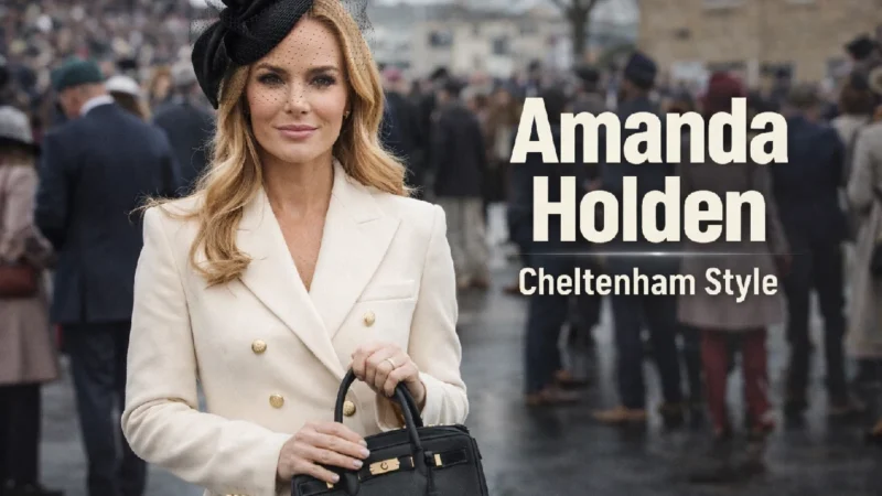 Amanda Holden Cheltenham Style Moment in 2026