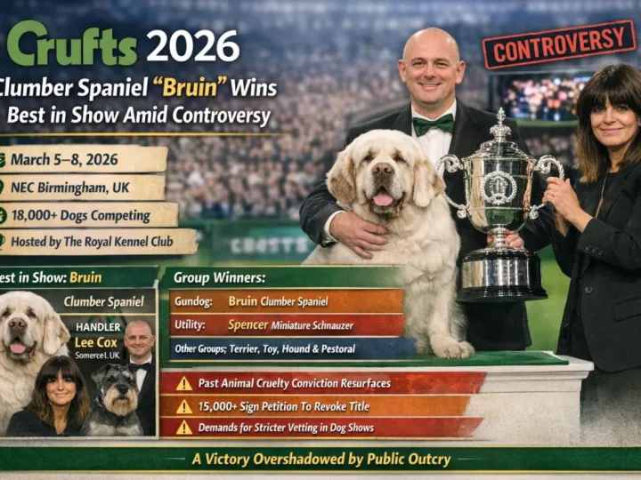 Crufts 2026: Clumber Spaniel Bruin Wins Best in Show Amid Controversy
