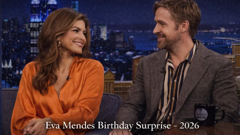 Eva Mendes Gets Birthday Surprise From Ryan Gosling