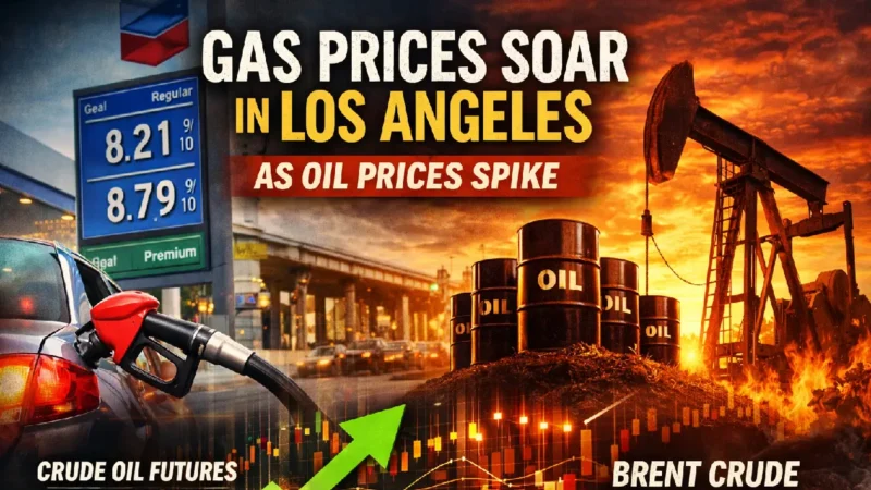 Gas Prices in Los Angeles Surge as Oil Prices Spike