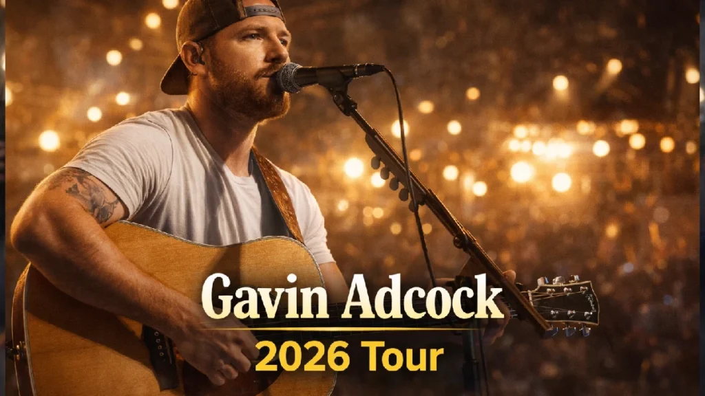 Gavin Adcock Tour 2026: Dates, Tickets and Music