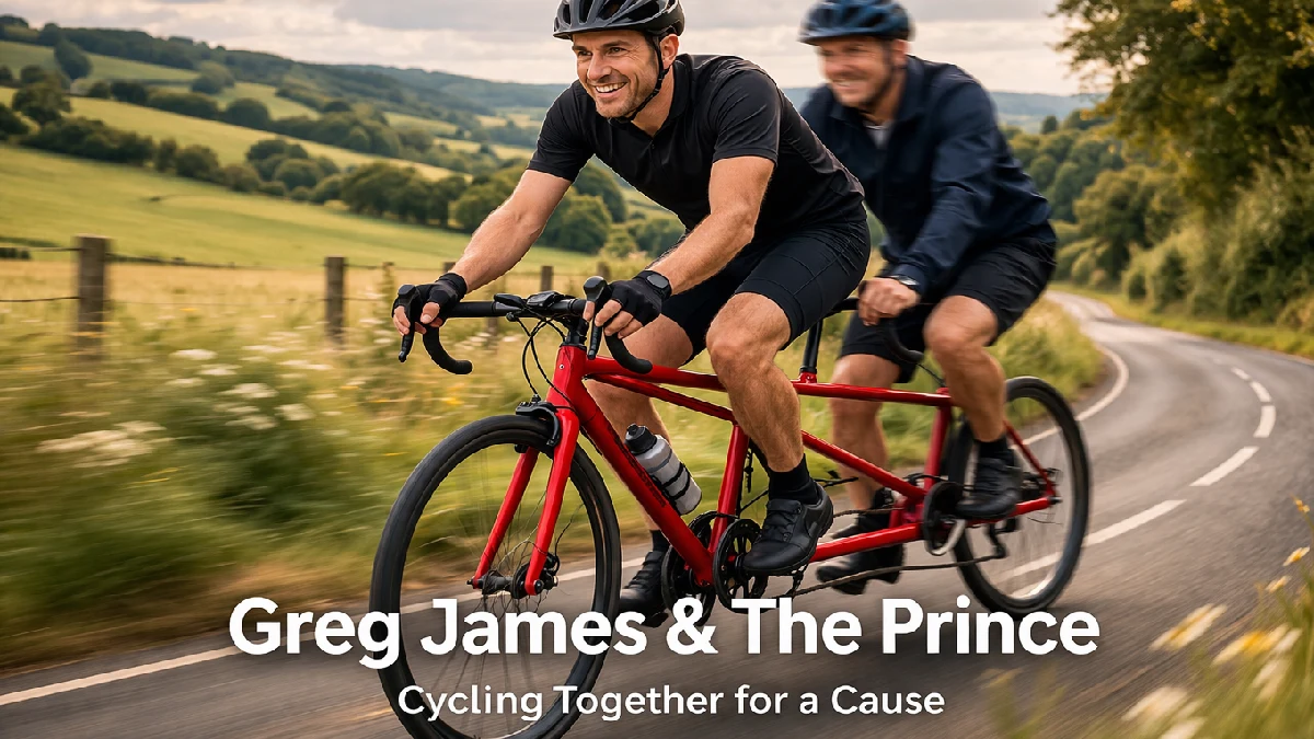 Greg James Ride: Prince William Surprise Moment