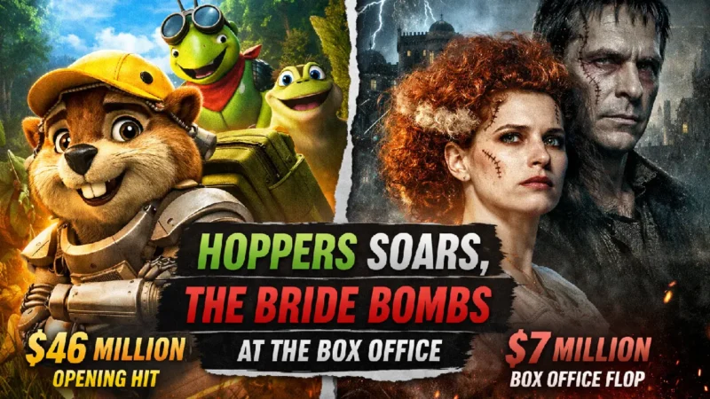 Hoppers Dominates the Box Office While The Bride Collapses in Opening Weekend