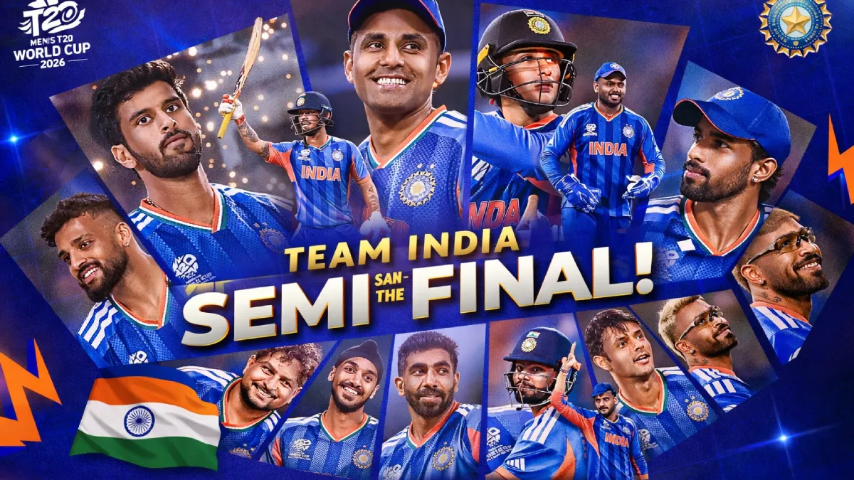 India vs West Indies 2026: Sanju Samson’s Masterclass Powers India Into T20 World Cup Semis
