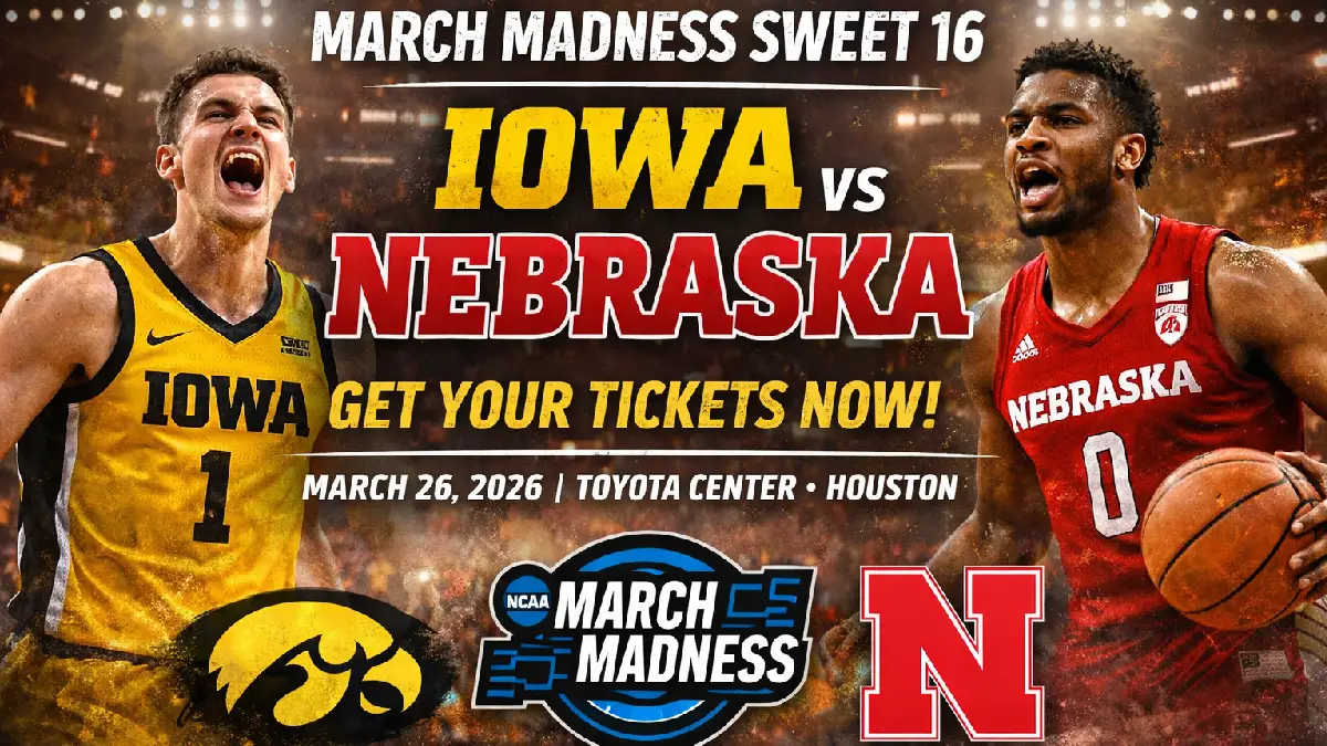 Iowa vs Nebraska Sweet 16 Tickets: The Game No One Saw Coming