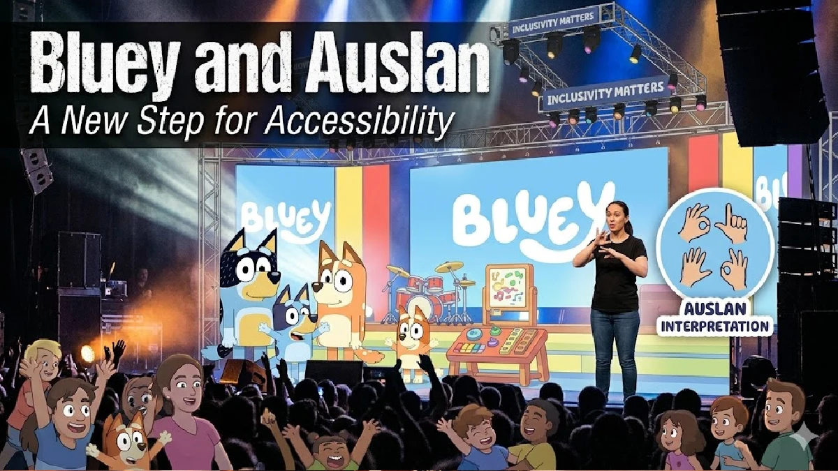 James Wright Bluey Campaign Brings Auslan to TV