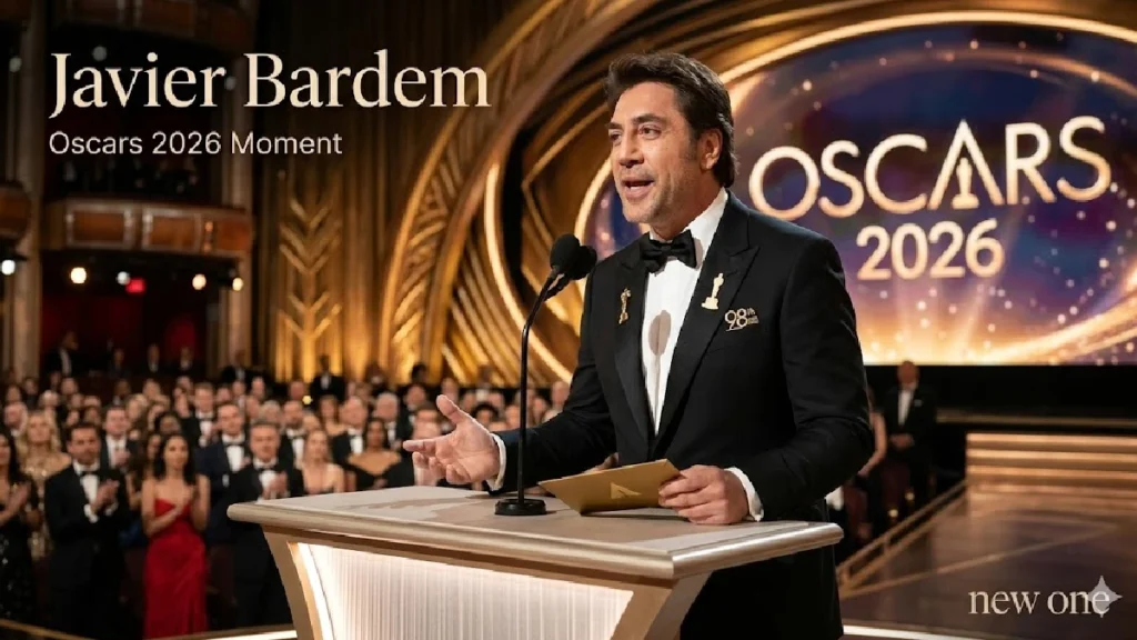 Javier Bardem drew attention at the Oscars 2026 after speaking about peace and Palestine while presenting an award. Here is what happened and why it became a major moment.