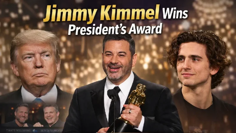 Jimmy Kimmel Wins President’s Award — The Night He Turned Controversy Into Comedy