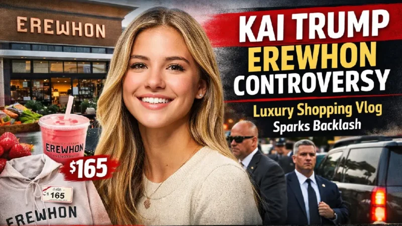 Kai Trump Erewhon Controversy: Why the Luxury Shopping Vlog Sparked Backlash