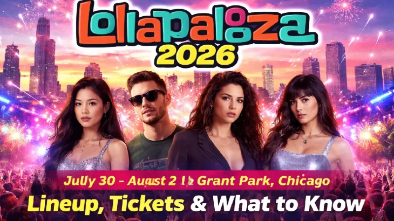 Lollapalooza 2026 Lineup: Dates, Tickets, Prices & What Fans Must Know