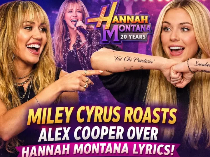 Miley Cyrus Roasts Alex Cooper Over Tattoo Slip  And Fans Can’t Get Enough of This Hannah Montana Moment