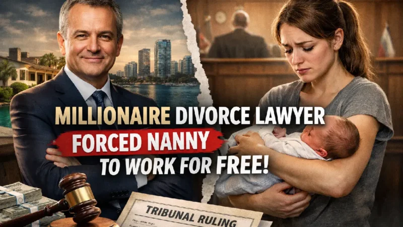 Millionaire Divorce Lawyer’s “Unpaid Trial” for Nanny Backfires Spectacularly in Court