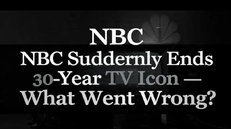 NBC Cancels Show After 30 Years — And It Signals Something Bigger