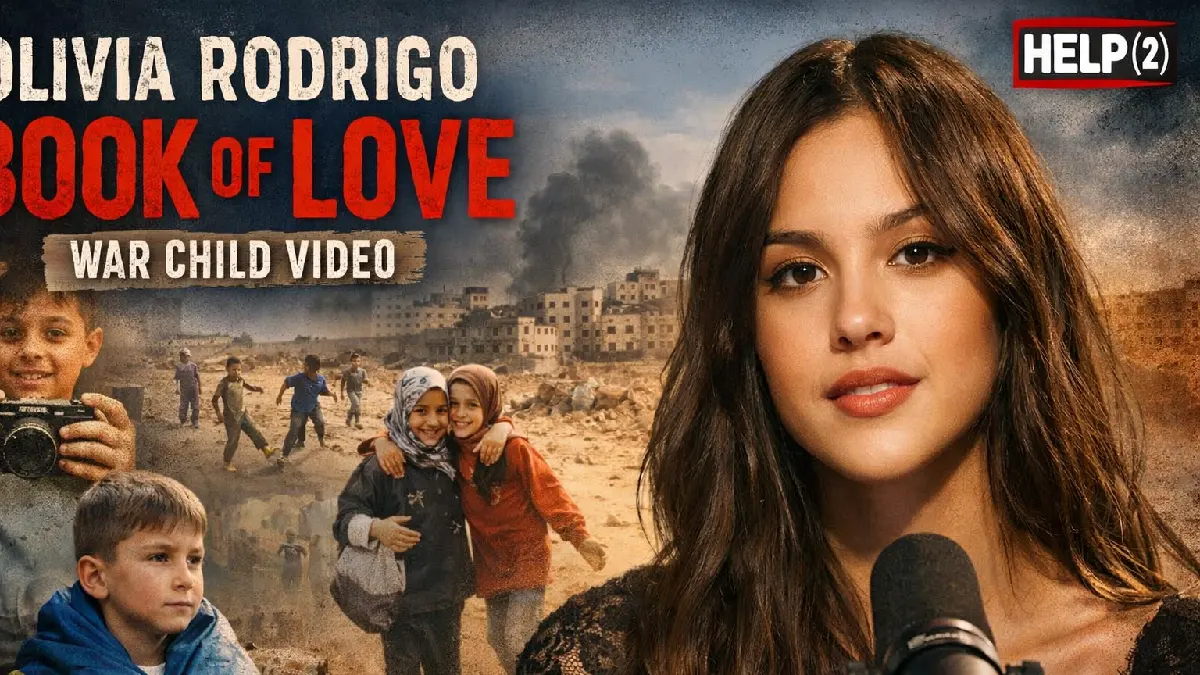 Olivia Rodrigo’s Emotional “Book of Love” Video Filmed by Children in War Zones
