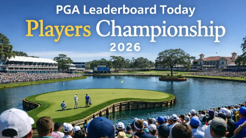PGA Leaderboard Today 2026: Players Championship Update