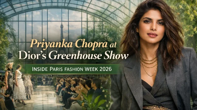 Priyanka Chopra at Dior’s Greenhouse Show: Inside Paris Fashion Week 2026