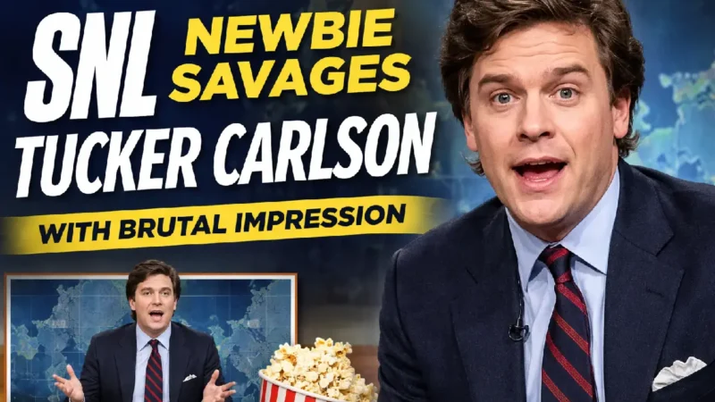 SNL Newbie Jeremy Culhane Savages Tucker Carlson With Brutal Impression