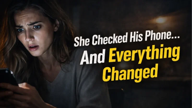 She Checked His Phone for 10 Seconds… What She Found Ended Their 6-Year Marriage
