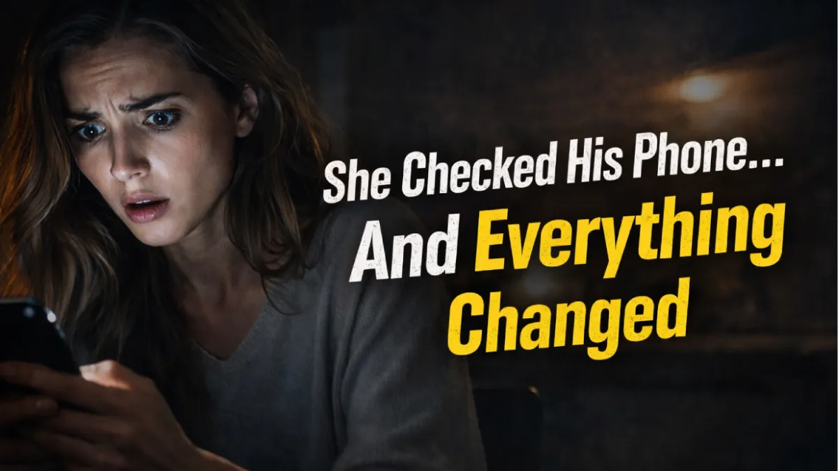 She Checked His Phone for 10 Seconds… What She Found Ended Their 6-Year Marriage