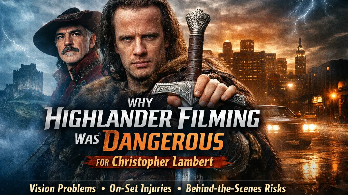 Why Filming Highlander Was Dangerous for Christopher Lambert