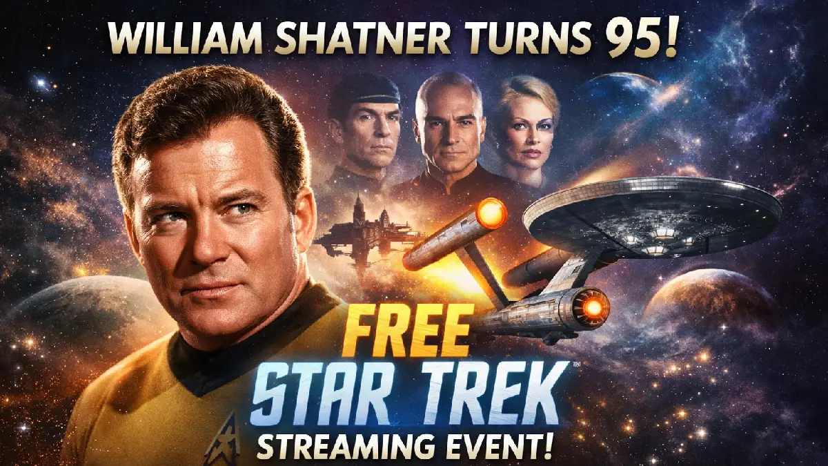 William Shatner Turns 95 — And Fans Get a Free Star Trek Universe to Relive Everything