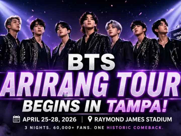 BTS ARIRANG Tour Begins in Tampa With Massive Crowd