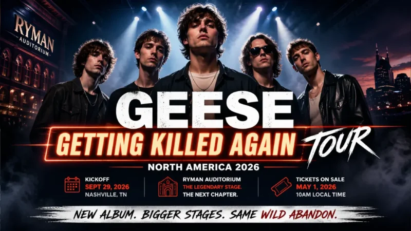Geese Getting Killed Again Tour Signals a Major Leap for Indie Rock Band