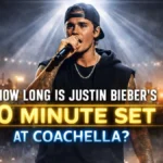 How Long Is Justin Bieber's Coachella Set 2026