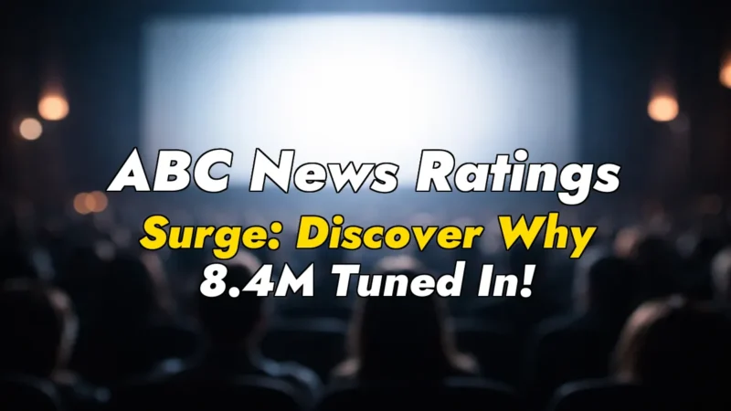ABC News Ratings Surge: Discover Why 8.4M Tuned In!