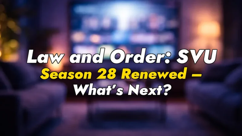 Law and Order: SVU Season 28 Renewed – What’s Next?