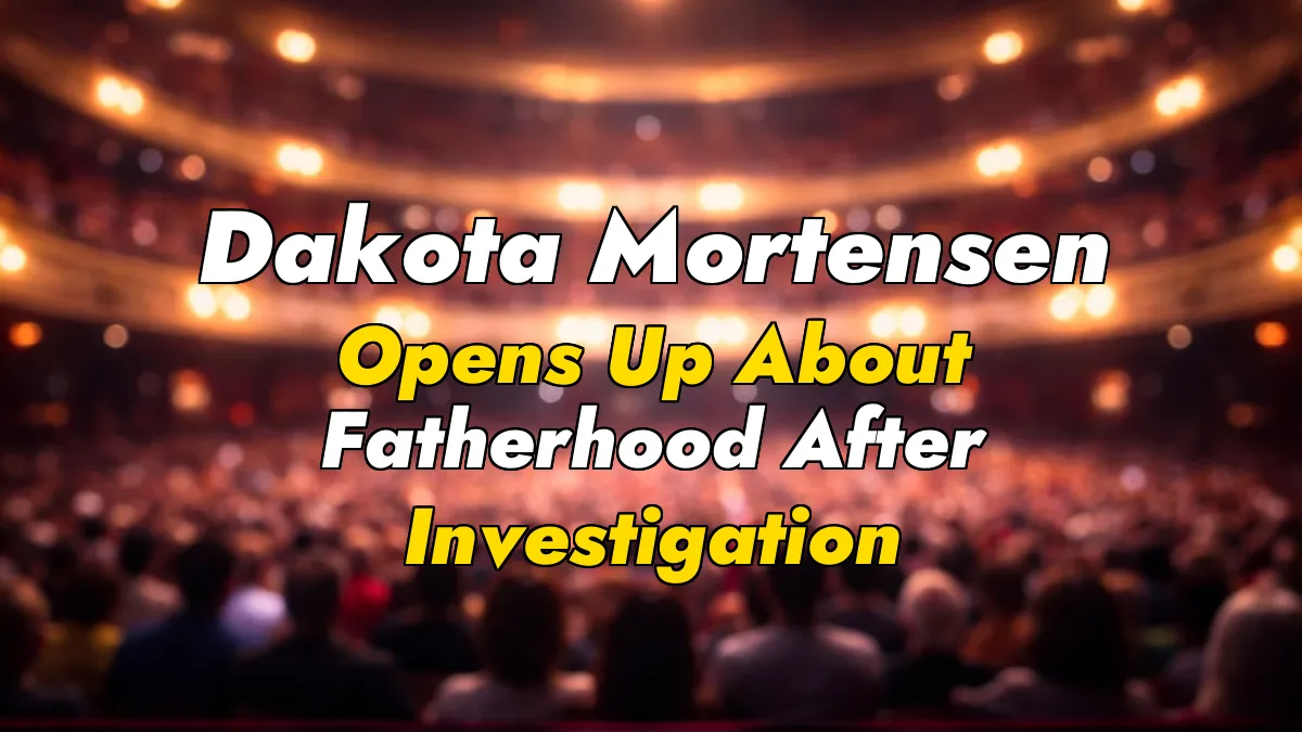 Dakota Mortensen Opens Up About Fatherhood After Investigation