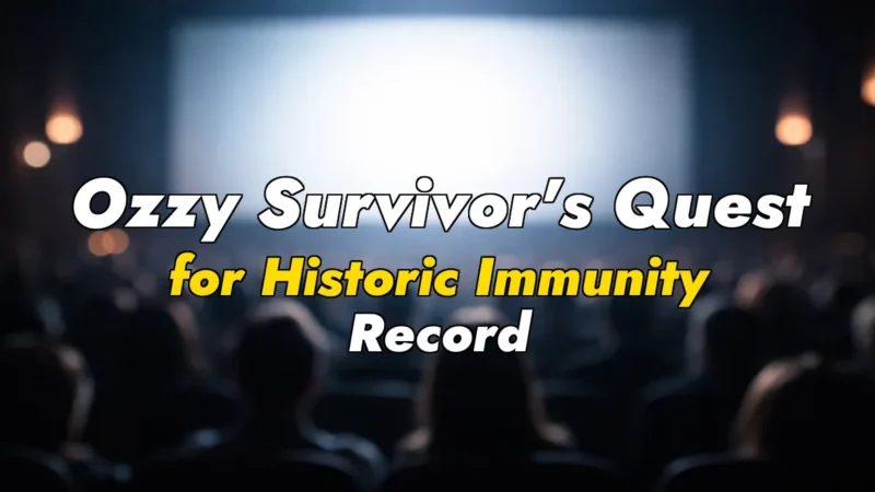 Ozzy Survivor’s Quest for Historic Immunity Record