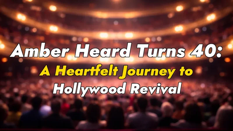 Amber Heard Turns 40: A Heartfelt Journey to Hollywood Revival