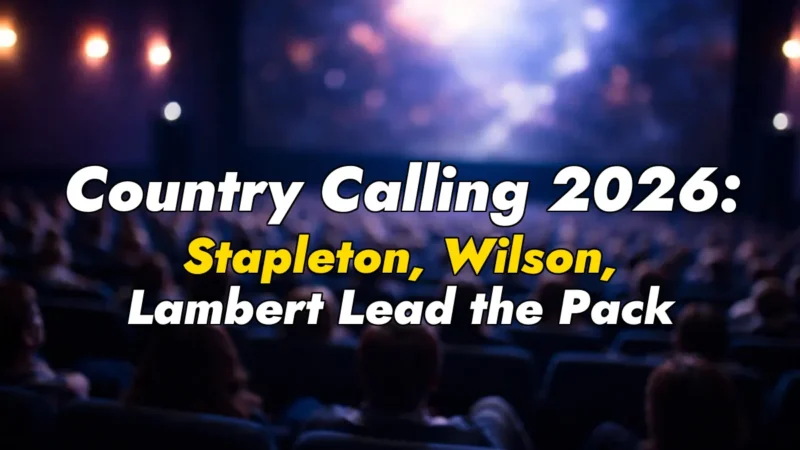 Country Calling 2026: Stapleton, Wilson, Lambert Lead the Pack