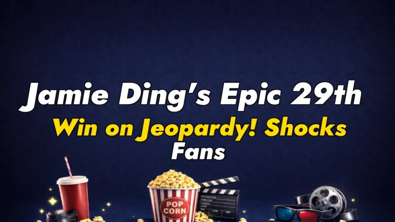 Jamie Ding’s Epic 29th Win on Jeopardy! Shocks Fans