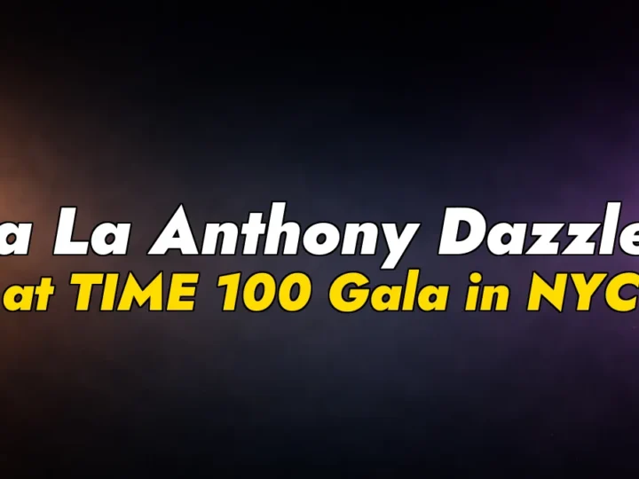 La La Anthony Dazzles at TIME 100 Gala in NYC