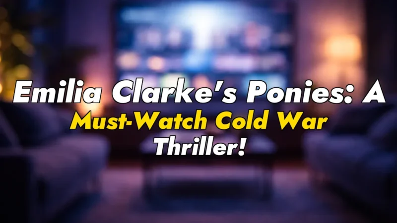 Emilia Clarke’s Ponies: A Must-Watch Cold War Thriller!