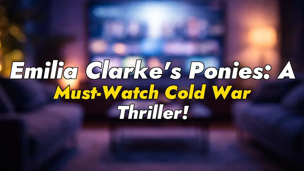 Emilia Clarke’s Ponies: A Must-Watch Cold War Thriller!